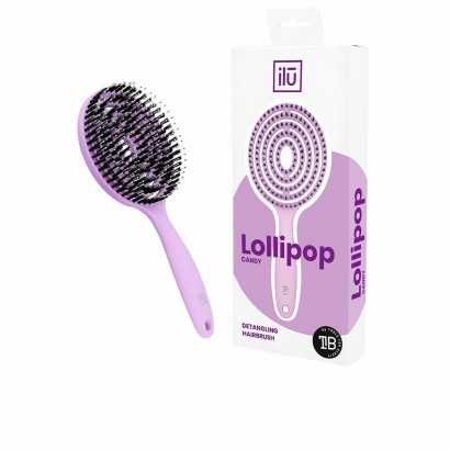 Detangling Hairbrush Ilū Lollipop Purple-Combs and brushes-Verais