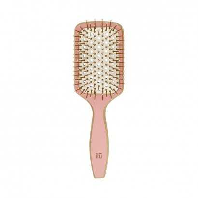 Detangling Hairbrush Ilū Bamboom Squared Pink-Combs and brushes-Verais