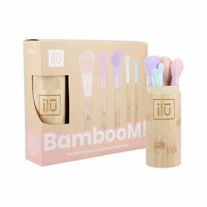 Set of Make-up Brushes Ilū Bamboom Lote Multicolour 6 Pieces-Accessories & Organisers-Verais