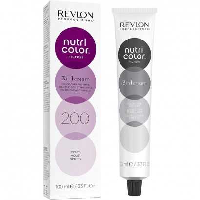 Coloración Permanente en Crema Revlon Nutri Color Filters Violeta Nº 200 (100 ml)-Tintes de pelo-Verais