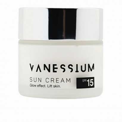 Facial Sun Cream Vanessium Sun Cream Spf 15 50 ml-Protective sun creams for the face-Verais