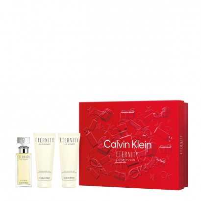 Women's Perfume Set Calvin Klein Eternity 3 Pieces-Cosmetic and Perfume Sets-Verais