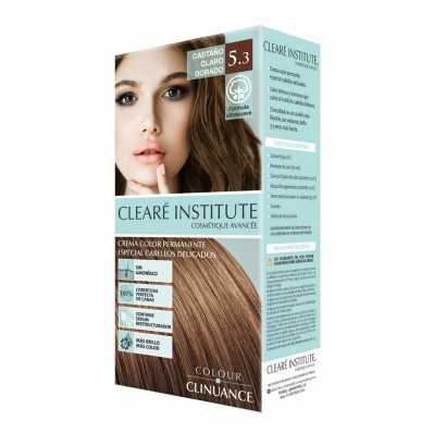 Permanent Colour Creme Clearé Institute Colour Clinuance Nº 5.3-castaño claro dorado-Hair Dyes-Verais