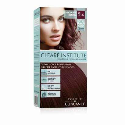 Coloration Permanente en Crème Clearé Institute Colour Clinuance Nº 5.6-chocolate cereza-Teintures capillaires-Verais