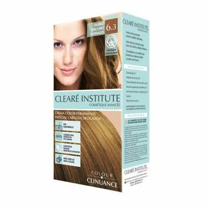 Permanent Colour Creme Clearé Institute Colour Clinuance Nº 6.3-rubio oscuro dorado (1 Unit)-Hair Dyes-Verais