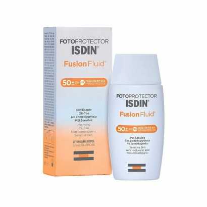 Facial Sun Cream Isdin Fotoprotector SPF 50+ 50 ml-Protective sun creams for the face-Verais