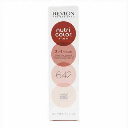 Permanent Dye Nutri Color Revlon 642 Brown (100 ml)-Hair masks and treatments-Verais