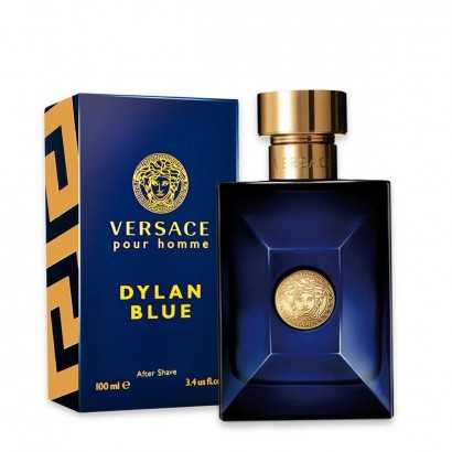 Aftershave Versace Dylan Blue Pour Homme 100 ml-Aftershave und Lotionen-Verais