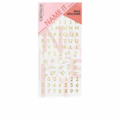 Nail art stickers Catrice Name It Golden 9 Pieces-Manicure and pedicure-Verais