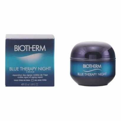 Crema de Noche Blue Therapy Biotherm-Cremas antiarrugas e hidratantes-Verais