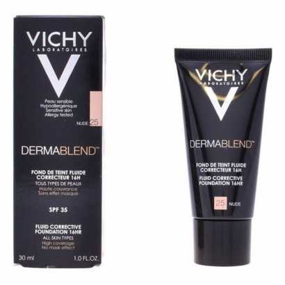 Fluid Foundation Make-up Dermablend Vichy Spf 35 30 ml-Make-up and correctors-Verais