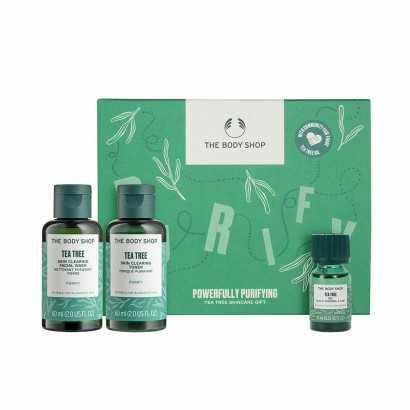 Cosmetic Set The Body Shop Powerfull y Purifying 3 Pieces Tea tree-Cosmetic and Perfume Sets-Verais