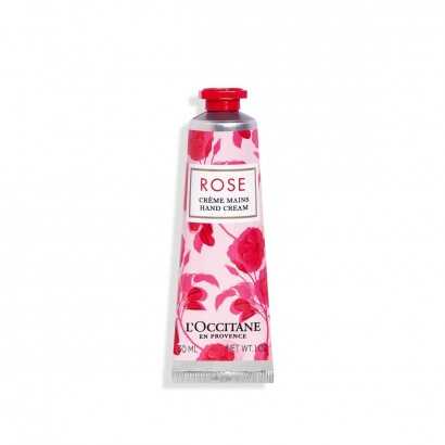 Handcreme L'Occitane En Provence Rose Nahrhaft 30 ml-Maniküre und Pediküre-Verais