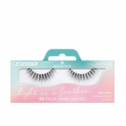Set of false eyelashes Essence Light as a Feather Nº 01-Cosmetic and Perfume Sets-Verais