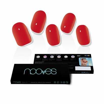 Unghie Finte Nooves Crimson red Gel Autoadesive Rosso-Manicure e pedicure-Verais