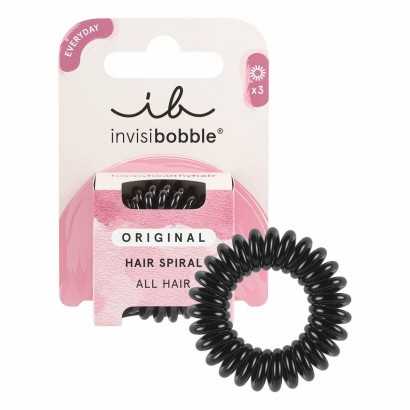 Rubber Hair Bands Invisibobble Original Black (3 Units)-Combs and brushes-Verais