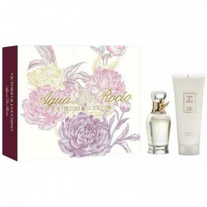 Women's Perfume Set Victorio & Lucchino EDT Agua de Rocio 2 Pieces-Cosmetic and Perfume Sets-Verais