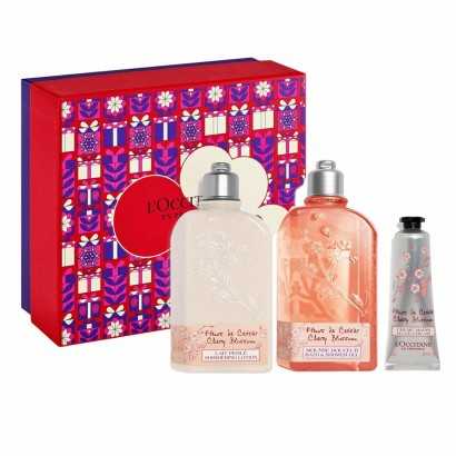 Personal Care Set L'Occitane En Provence Cherry blossom 3 Pieces-Cosmetic and Perfume Sets-Verais
