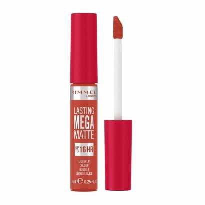 Liquid lipstick Rimmel London Lasting Mega Matte Nº 920 Scarlet Flames 7,4 ml-Lipsticks, Lip Glosses and Lip Pencils-Verais