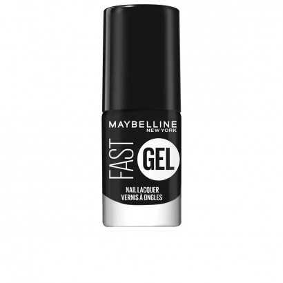 Gel nail polish Maybelline Fast Nº 17 Blackout 7 ml-Manicure and pedicure-Verais
