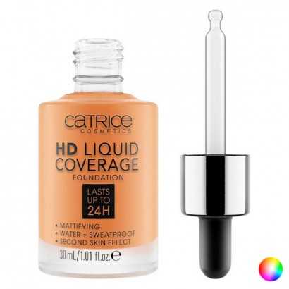 Liquid Make Up Base Hd Liquid Coverage Foundation Catrice-Make-up and correctors-Verais