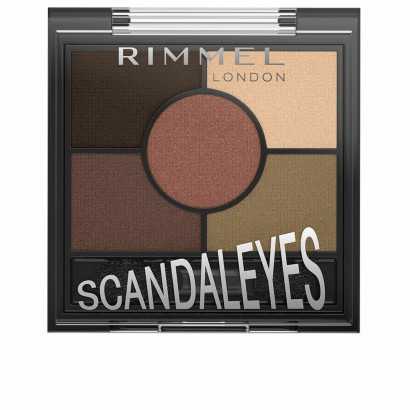 Palette mit Lidschatten Rimmel London Scandaleyes Nº 002 Brixton brown 3,8 g-Lidschatten-Verais