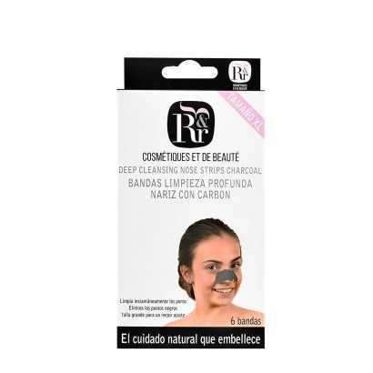 Strisce Detergenti per i Pori Rose & Rose Carbone 6 Unità-Maschere per la cura del viso-Verais