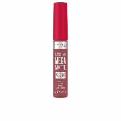Lipstick Rimmel London Lasting Mega Matte Liquid Nº 210 Rose & shine 7,4 ml-Lipsticks, Lip Glosses and Lip Pencils-Verais