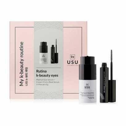 Unisex Cosmetic Set USU Cosmetics My K-Beauty Eyes Rutine 2 Pieces-Cosmetic and Perfume Sets-Verais