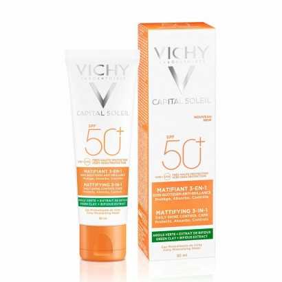 Facial Cream Vichy Capital Soleil Sensitive skin 50 ml Spf 50 SPF 50+-Anti-wrinkle and moisturising creams-Verais