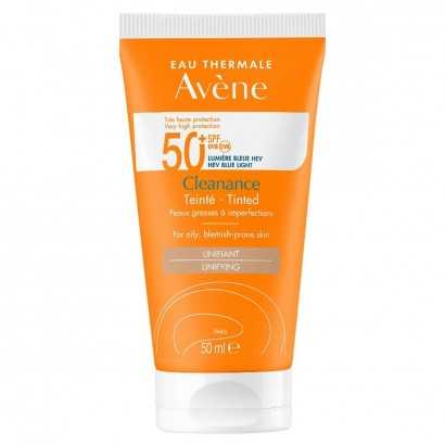 Crème Solaire Avec Couleur Avene Cleanance SPF 50+ 50 ml-Crèmes protectrices visage-Verais