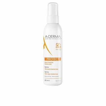 Body Sunscreen Spray A-Derma Protect 200 ml SPF 50+-Protective sun creams for the body-Verais