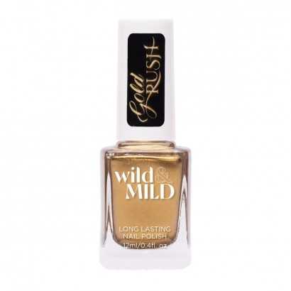 Nail polish Wild & Mild Gold Rush GR04 Gold Flakes 12 ml-Manicure and pedicure-Verais