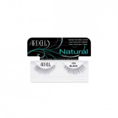 Set of false eyelashes Ardell Natural Nº 123 Black-Cosmetic and Perfume Sets-Verais