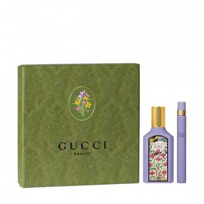 Women's Perfume Set Gucci Flora Gorgeous Magnolia 2 Pieces-Cosmetic and Perfume Sets-Verais