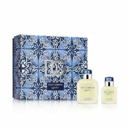 Men's Perfume Set Dolce & Gabbana 2 Pieces Light Blue-Cosmetic and Perfume Sets-Verais