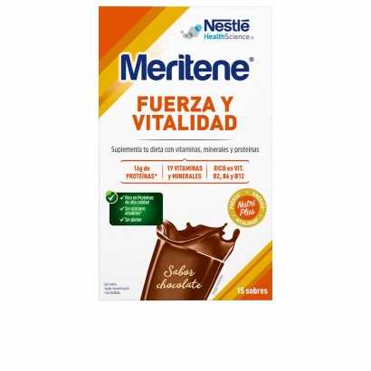Schütteln Meritene Fuerza Y Vitalidad Schokolade 30 g 15 Stück-Gesichts- und Körperbehandlungen-Verais