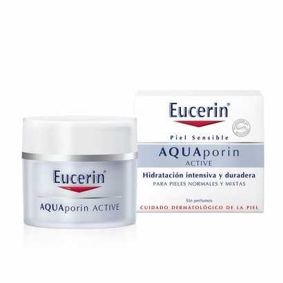 Facial Cream Eucerin Active Moisturizing 50 ml-Anti-wrinkle and moisturising creams-Verais