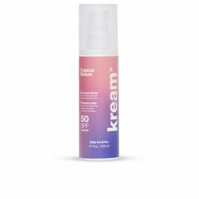 Sunscreen Oil Kream Tropical Breeze SPF 50+ 200 ml-Protective sun creams for the body-Verais