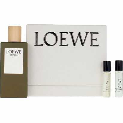 Men's Perfume Set Loewe Esencia 3 Pieces-Cosmetic and Perfume Sets-Verais