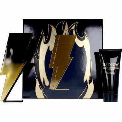 Men's Perfume Set Carolina Herrera Bad Boy Extreme 2 Pieces-Cosmetic and Perfume Sets-Verais