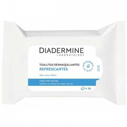Make Up Remover Wipes Diadermine Normal Skin Refreshing (25 Units)-Cleansers and exfoliants-Verais