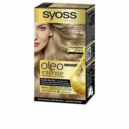 Dauerfärbung Syoss Oleo Intense Ohne Ammoniak Nº 8-68 Helles Blond-Haarfärbemittel-Verais