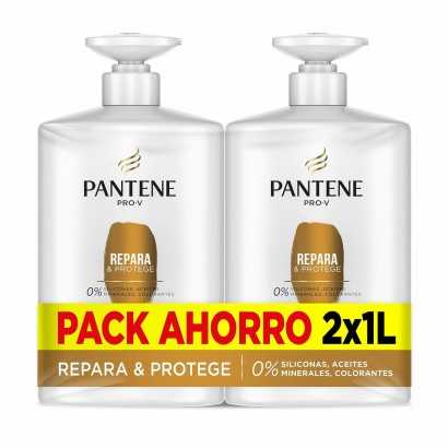 Restorative Shampoo Pantene Nutri Pro-V 2 x 1 L-Shampoos-Verais