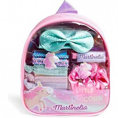 Children's Backpack with Hair Accessories Martinelia Little Unicorn-Combs and brushes-Verais