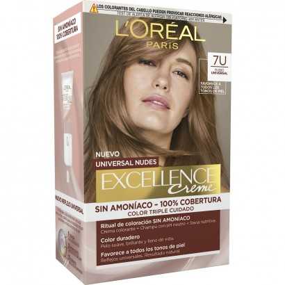 Permanent Dye L'Oreal Make Up Excellence Blonde-Hair Dyes-Verais