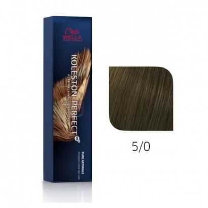 Permanent Dye Wella Koleston Perfect Pure Naturals Nº 5/0 60 ml-Hair Dyes-Verais