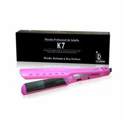 Hair Straightener Irene Rios K7 Pink-Hair straighteners and curlers-Verais