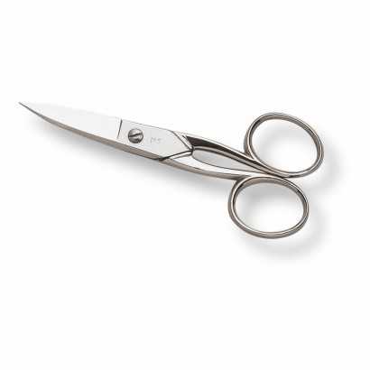 Nail Scissors Palmera 08891180 Extra strong 114,3 mm Carbon steel Curved 4,5"-Manicure and pedicure-Verais