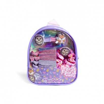 Children's Backpack with Hair Accessories Martinelia My Best Friends-Combs and brushes-Verais